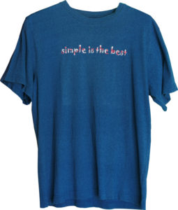 セール対象TシャツSimple is the best